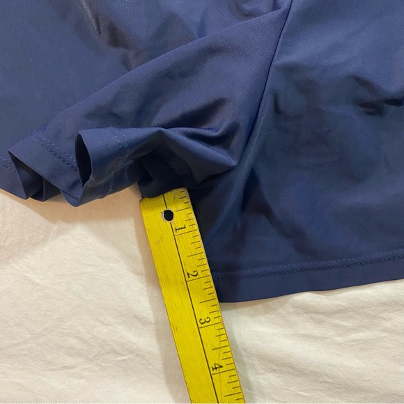 ZeroXPosur Shorts Woman 16 Athletic swim shorts blue lined elastic waist hybrid - Picture 3 of 7